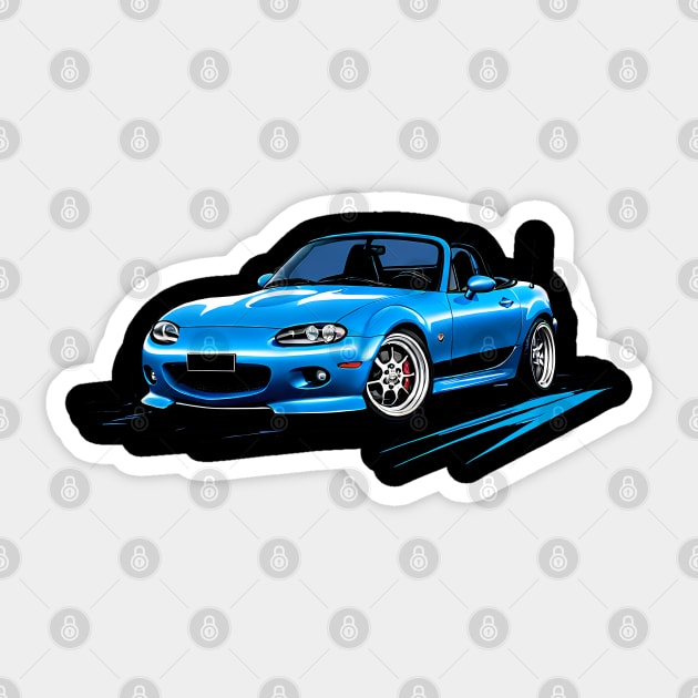 Mazda mx5 Sticker by TaevasDesign